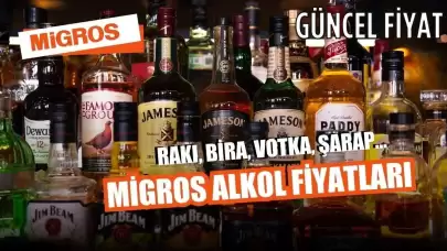 Migros Alkol Fiyatları 2024 Güncel: Rakı, Bira, Votka, Şarap ve Şampanya Fiyatı